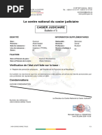 Casier Judiciaire