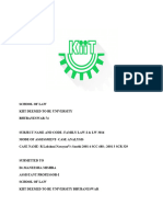 Case Analysis Family Law