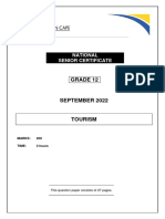 Tourism Gr12 QP Sept 2022 - English