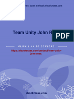 (PDF Download) Team Unity John Ross Fulll Chapter