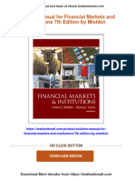 (PDF Download) Solution Manual For Financial Markets and Institutions 7th Edition by Mishkin Fulll Chapter