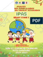 Analisis Capaian Pembelajaran Ipas Kelas 5