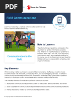 Mobile Guide PSS Field Communications