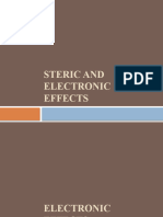 Steric and Electronic Effects