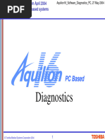 Aquilion16 Software Diagnostics PC