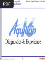 Aquilion16 Software Diagnostics