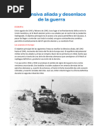 La Ofensiva Aliada y Desenlace de La Guerra