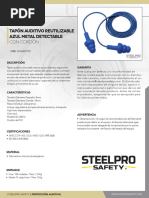 Ficha Tecnica Stelpro - Protección Auditiva