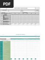 Plantilla Excel Limpieza de Bano