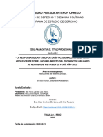 Facultad de Derecho Y Ciencias Políticas Programa de Estudio de Derecho