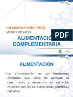 ALIMENTACION COMPLEMENTARIA Clase Magistral U DE MANIZALES PEDIATRIA