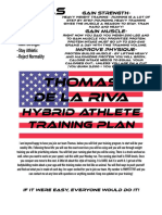 Thomas de La Riva - Hybrid Athlete Training Plan