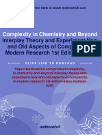 Complexity in Chemistry and Beyond