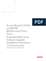 Xerox AltaLink X81xx EWS Software Upgrade Instructions V2.0a