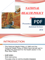 National Health Policy 2017