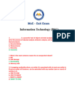 @information Technology Model Re Exam