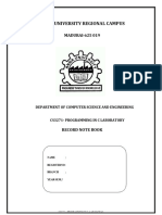 Cs3271 C Lab Manual AURCM KK