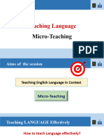 New Hello - Teaching Language - Micro-Teaching - AE