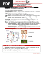 FortisAnimo PARASITOLOGY QUCK LECTURE Notes