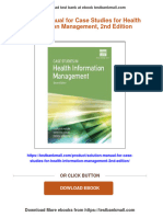 Get Solution Manual For Case Studies For Health Information Management, 2nd Edition Free All Chapters