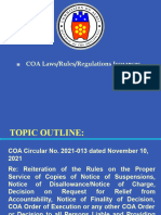 COA-LAWS - RULES - REGULATIONS-ISSUANCES Pagba 2023