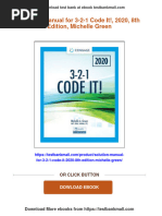 Instant Download Solution Manual For 3-2-1 Code It!, 2020, 8th Edition, Michelle Green PDF All Chapter