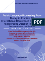 Arabic Language Processing From