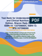 Test Bank For Understanding Normal and Clinical Nutrition, 11th Edition, Sharon Rady Rolfes, ISBN-10: 133709806X, ISBN-13: 9781337098069