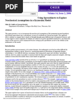 Cahill & Kosicki - Using Spreadsheets To Explore Neoclassical Assumptions in A Keynesian Model (CHEER v14 n2)