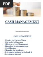 Cash Management PPT SEM-6