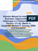 Immediate download Solution Manual for International Business: Opportunities and Challenges in a Flattening World, Version: 3.0, By: Mason A. Carpenter, Sanjyot P. Dunung, ISBN: 9781453386842 all chapters