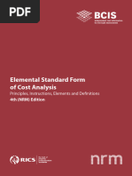 Elemental Standard Form of Cost Analysis-4th-Nrm-edition-2012-15 Pages