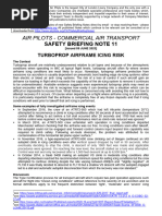 Air Pilots - Commercial Air Transport: Safety Briefing Note 11