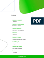 Modalidad de Trabajo Final Semana 2