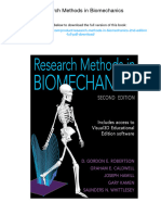 Research Methods in Biomechanics. ISBN 0736093400, 978-0736093408