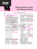 Physical World, Units and Measurements: Topic-1