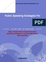 Instant Ebooks Textbook Public Speaking Strategies For Success 8th Edition David Zarefsky Download All Chapters