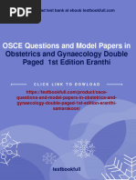 Full OSCE Questions and Model Papers in Obstetrics and Gynaecology Double Paged 1st Edition Eranthi Samarakoon Ebook All Chapters