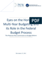 Eyes On The Horizon: Multi-Year Budgeting and Its Role in The Federal Budget Process