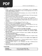 Resume Sample USA Format