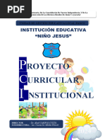 Proyecto Curricular Institucional 2024