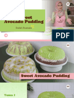 Resep Sweet Avocado Pudding