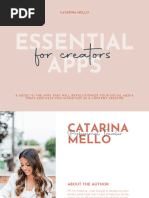 Essential Apps For Creators by Catarina Mello - 2022