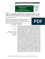 Yusuph Et Al 2023 Usage of Agroecological CSA REVISED 20240106