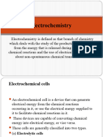 Electrochemistry