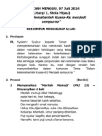 TATA IBADAH MINGGU 1 TGL 7 Juli