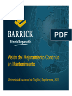 Visión Del Mejoramiento Continuo en Mantenimiento - Carlos Gutiérrez - MBM