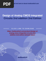 Get Design of Analog CMOS Integrated Circuits 2nd Eddition 2nd Edition Behzad Razavi Free All Chapters