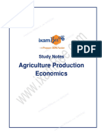 Agricultural Production Economics