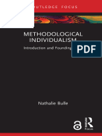 Methodological Individualism Introduction and Foun